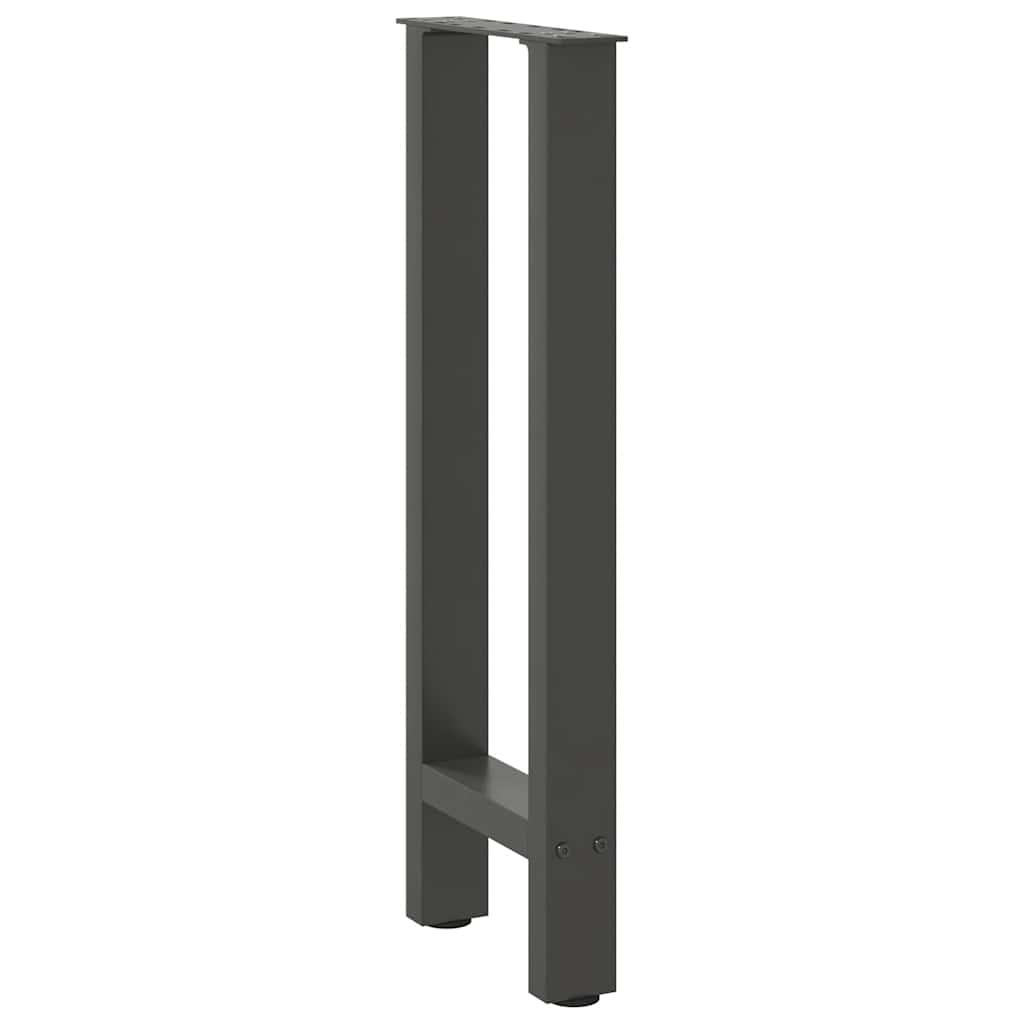 Console Table Legs Anthracite 2 pcs 28x(72-73) cm Steel