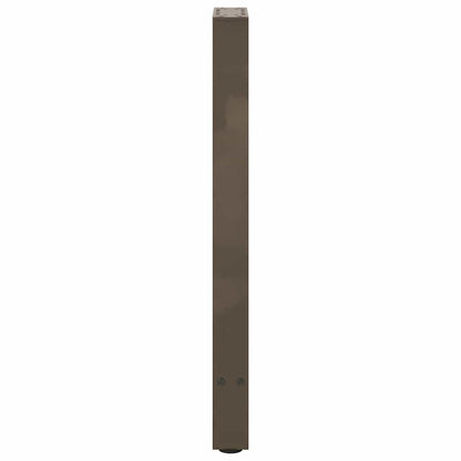 Console Table Legs Natural Steel 2 pcs 28x(72-73) cm Steel
