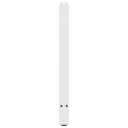 Console Table Legs White 2 pcs 38x(72-73) cm Steel