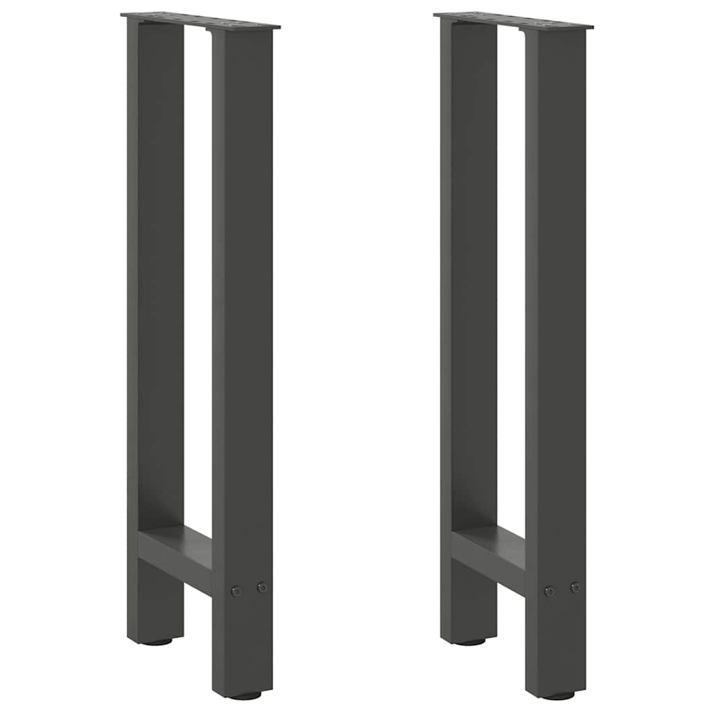 Console Table Legs Anthracite 2 pcs 38x(72-73) cm Steel