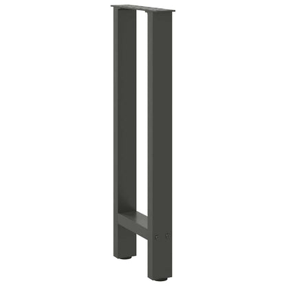Console Table Legs Anthracite 2 pcs 38x(72-73) cm Steel