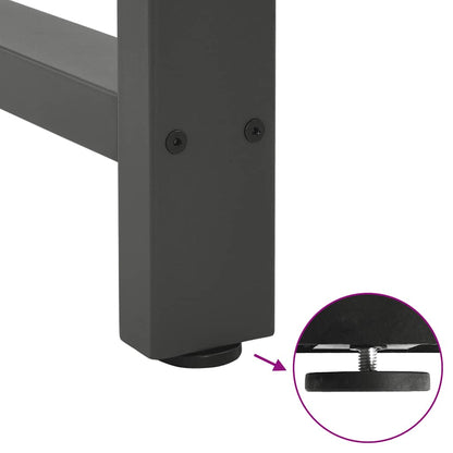Console Table Legs Anthracite 2 pcs 38x(72-73) cm Steel