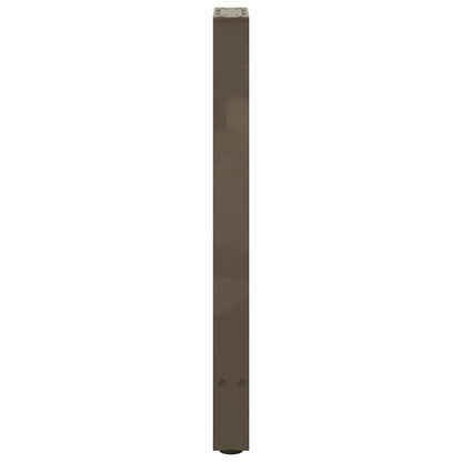 Console Table Legs Natural Steel 2 pcs 38x(72-73) cm Steel