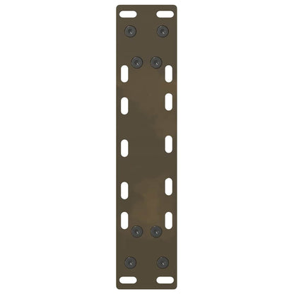 Console Table Legs Natural Steel 2 pcs 38x(72-73) cm Steel