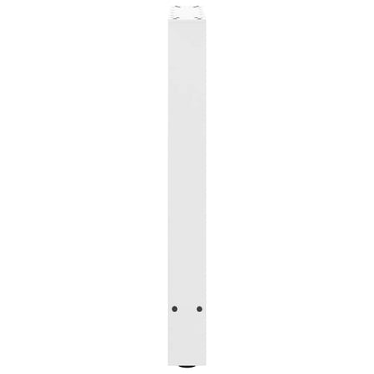 Dining Table Legs White 2 pcs 50x(72-73) cm Steel