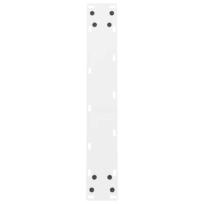 Dining Table Legs White 2 pcs 50x(72-73) cm Steel