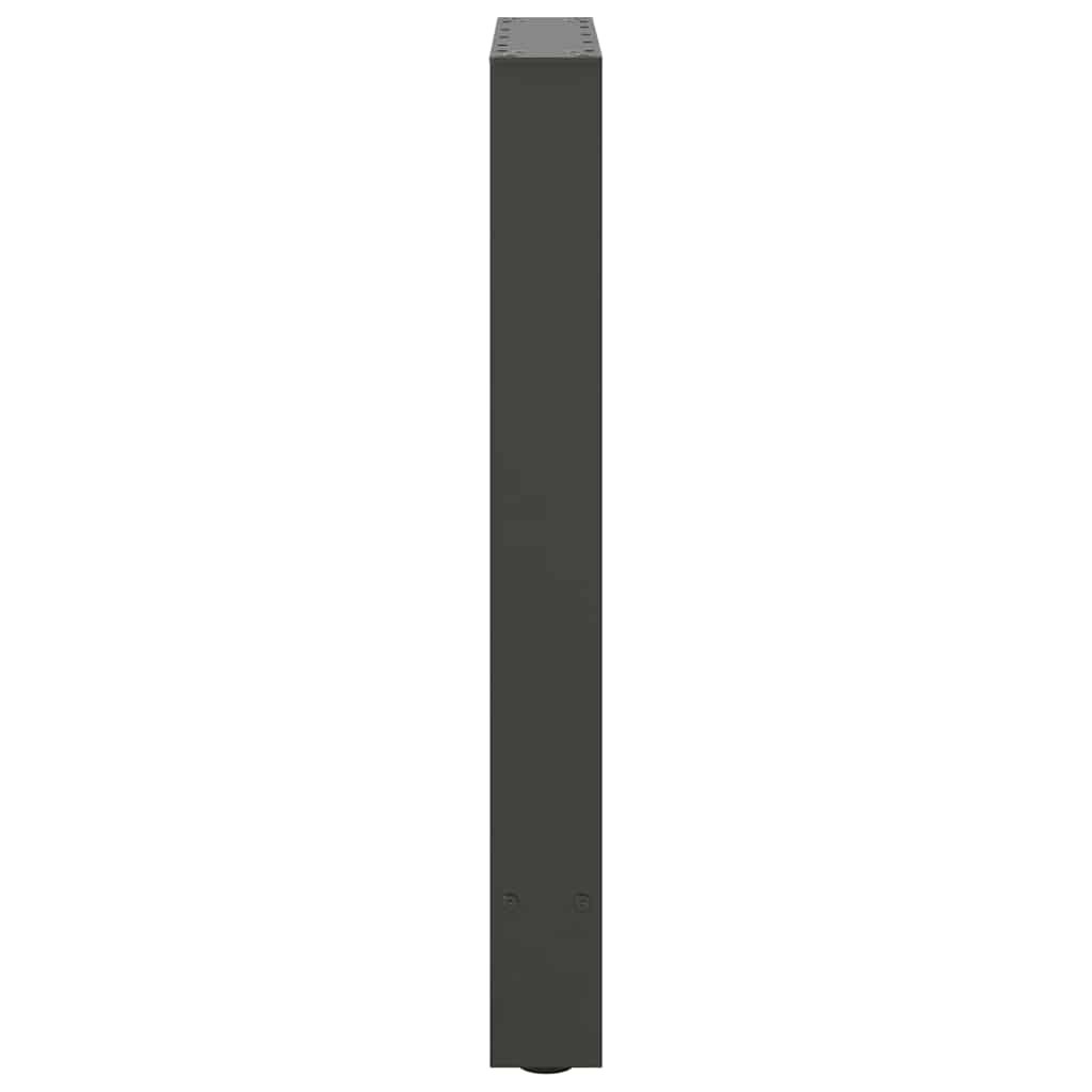 Dining Table Legs Anthracite 2 pcs 50x(72-73) cm Steel