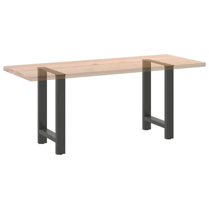 Dining Table Legs Anthracite 2 pcs 50x(72-73) cm Steel