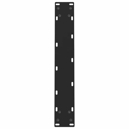 Dining Table Legs Black 2 pcs 60x(72-73) cm Steel