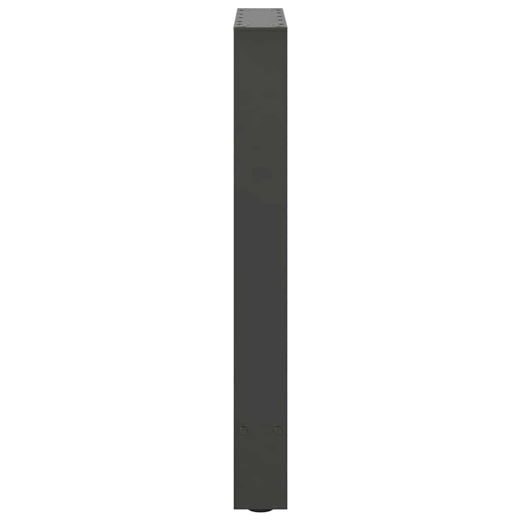 Dining Table Legs Anthracite 2 pcs 60x(72-73) cm Steel