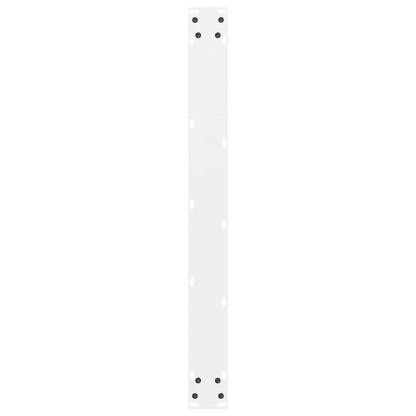 Dining Table Legs White 2 pcs 70x(72-73) cm Steel