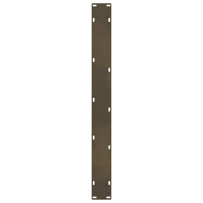 Dining Table Legs Natural Steel 2 pcs 70x(72-73) cm Steel