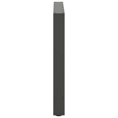 Dining Table Legs Anthracite 2 pcs 80x(72-73) cm Steel