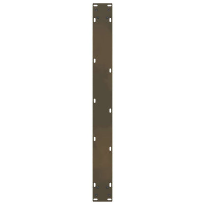 Dining Table Legs Natural Steel 2 pcs 80x(72-73) cm Steel