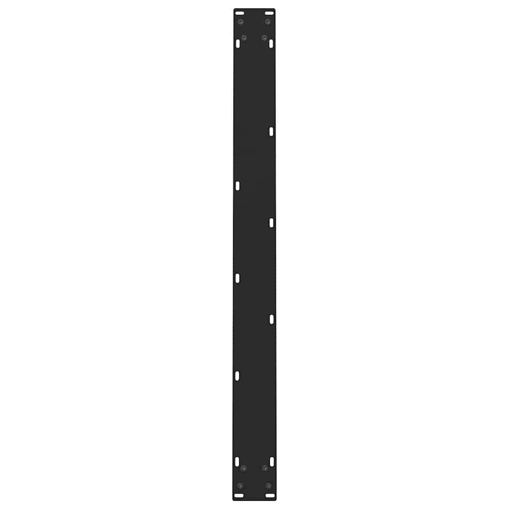 Dining Table Legs Black 2 pcs 90x(72-73) cm Steel