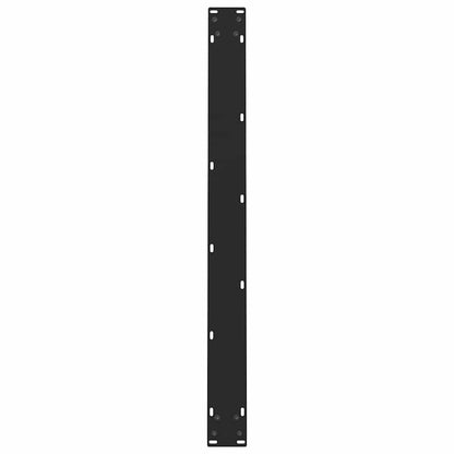 Dining Table Legs Black 2 pcs 90x(72-73) cm Steel