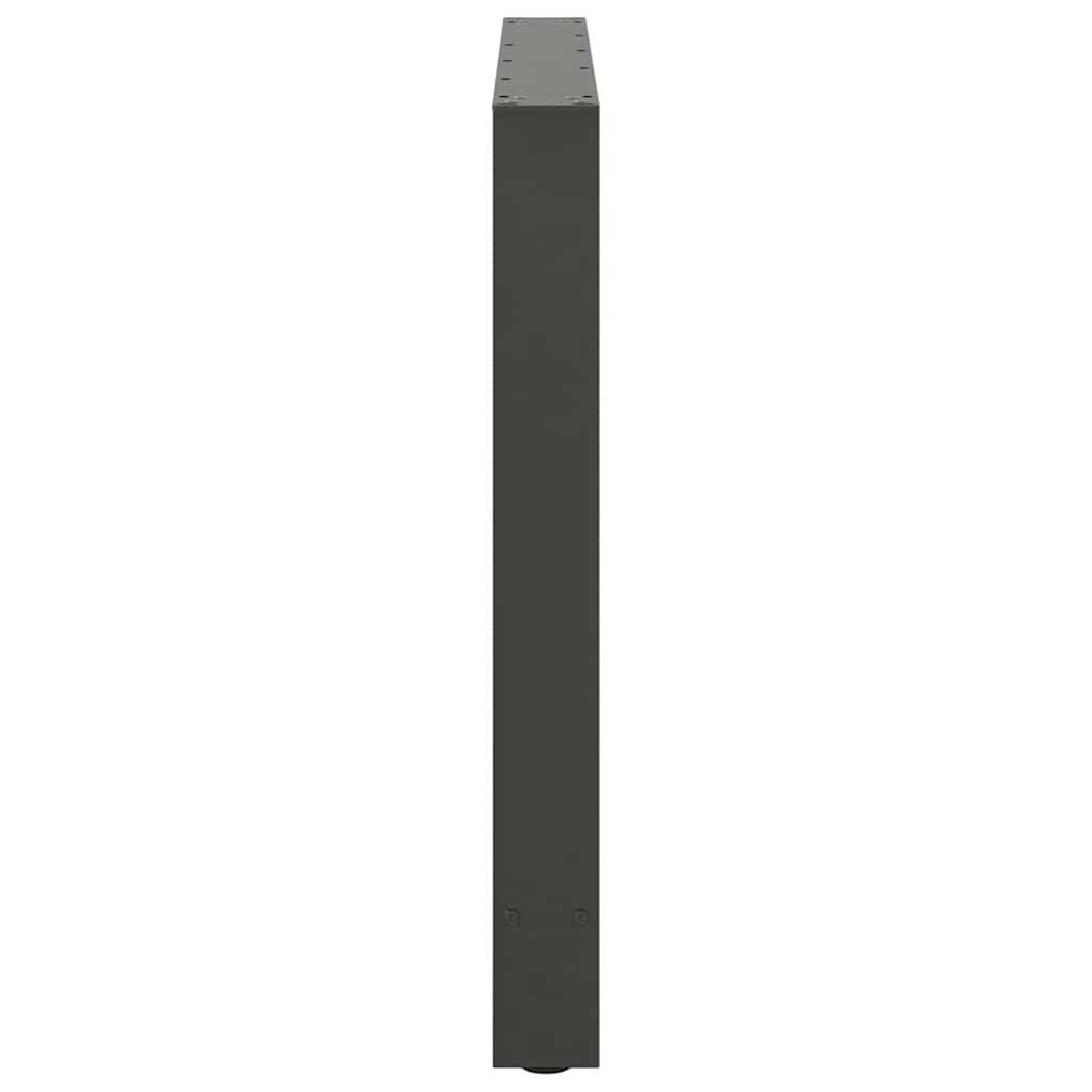 Dining Table Legs Anthracite 2 pcs 90x(72-73) cm Steel