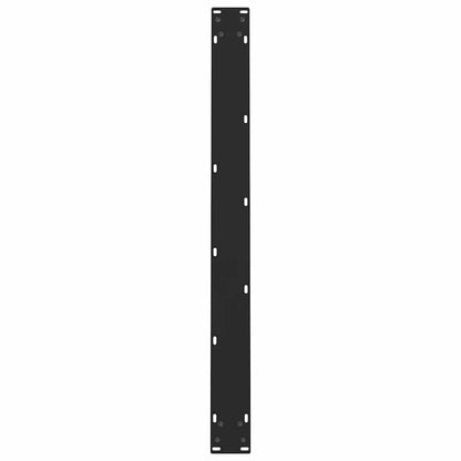 Dining Table Legs Black 2 pcs 100x(72-73) cm Steel