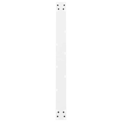 Dining Table Legs White 2 pcs 100x(72-73) cm Steel
