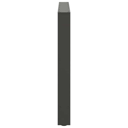 Dining Table Legs Anthracite 2 pcs 100x(72-73) cm Steel
