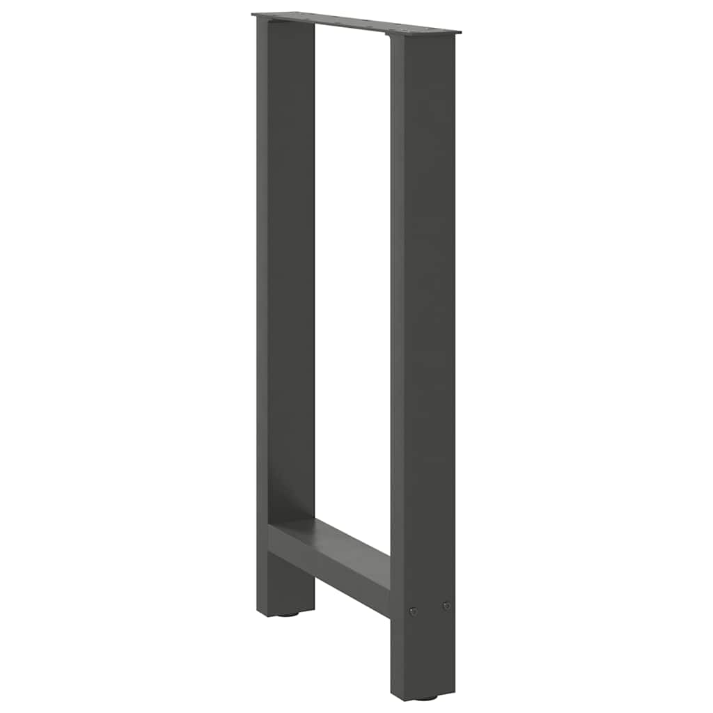 Bar Table Legs Anthracite 2 pcs 40x(90-91) cm Steel