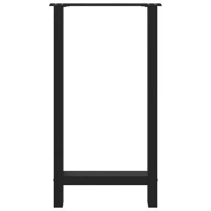 Bar Table Legs Black 2 pcs 50x(90-91) cm Steel