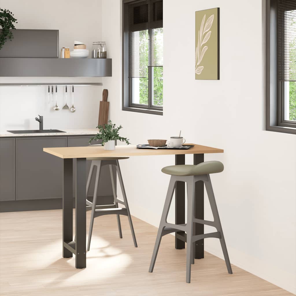 Bar Table Legs Anthracite 2 pcs 50x(90-91) cm Steel