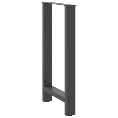 Bar Table Legs Anthracite 2 pcs 50x(90-91) cm Steel
