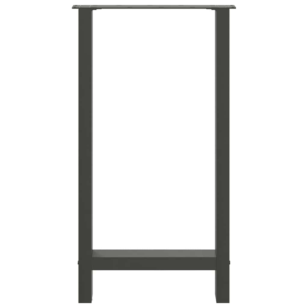 Bar Table Legs Anthracite 2 pcs 50x(90-91) cm Steel