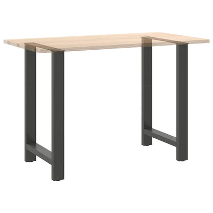 Bar Table Legs Anthracite 2 pcs 60x(90-91) cm Steel