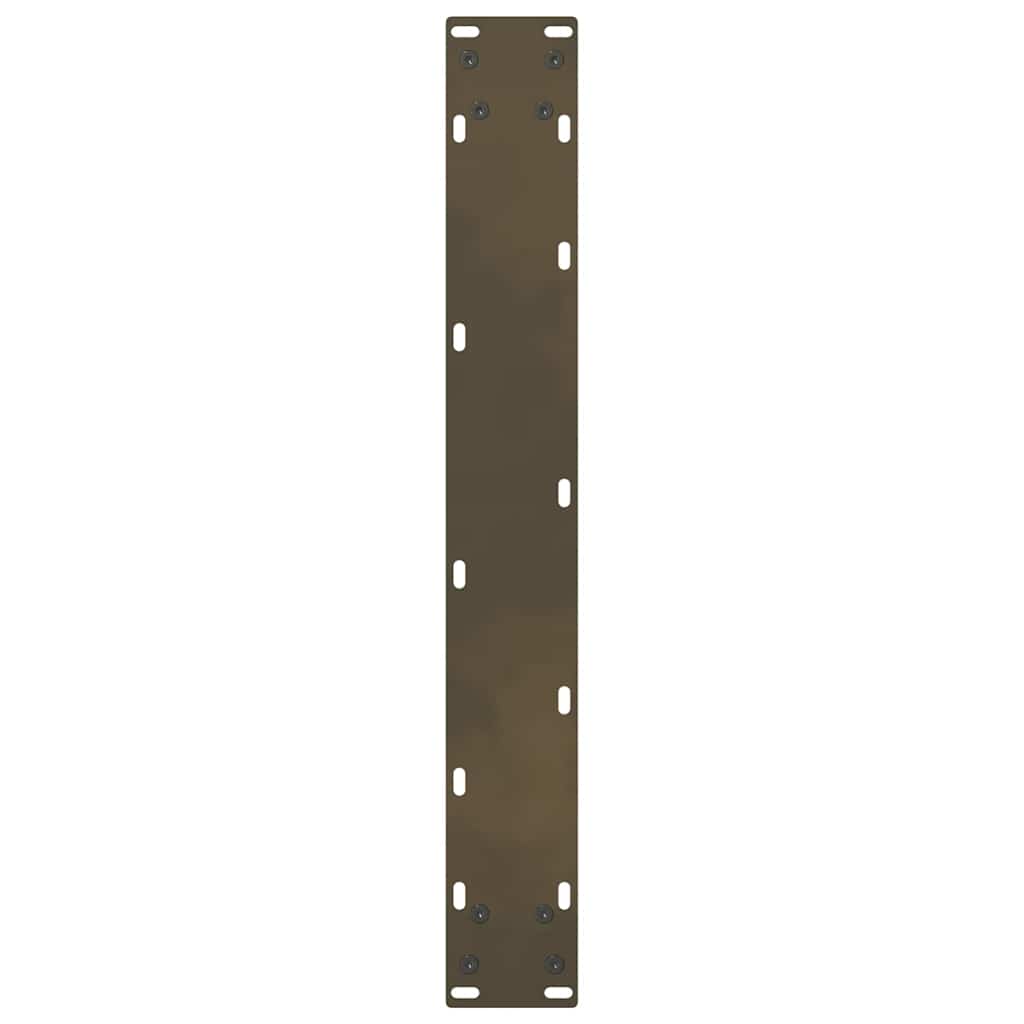 Bar Table Legs Natural Steel 2 pcs 60x(90-91) cm Steel