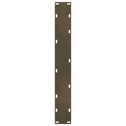 Bar Table Legs Natural Steel 2 pcs 60x(90-91) cm Steel
