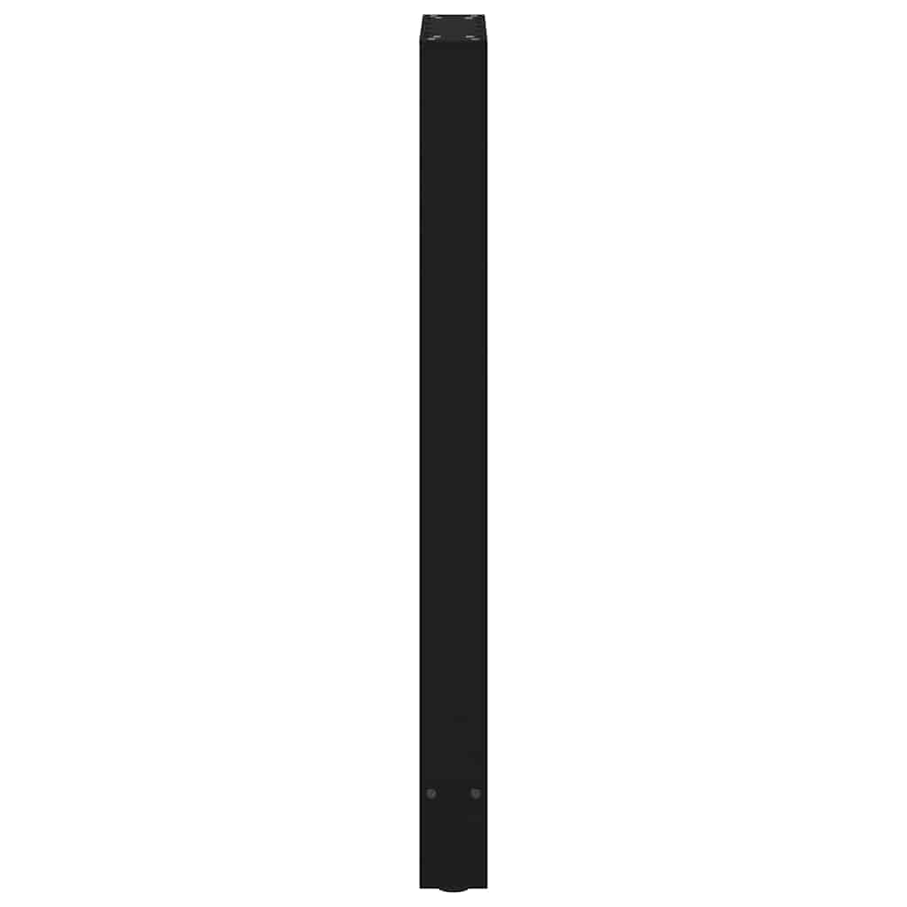 Bar Table Legs Black 2 pcs 40x(100-101) cm Steel
