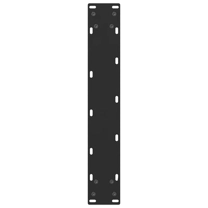 Bar Table Legs Black 2 pcs 40x(100-101) cm Steel