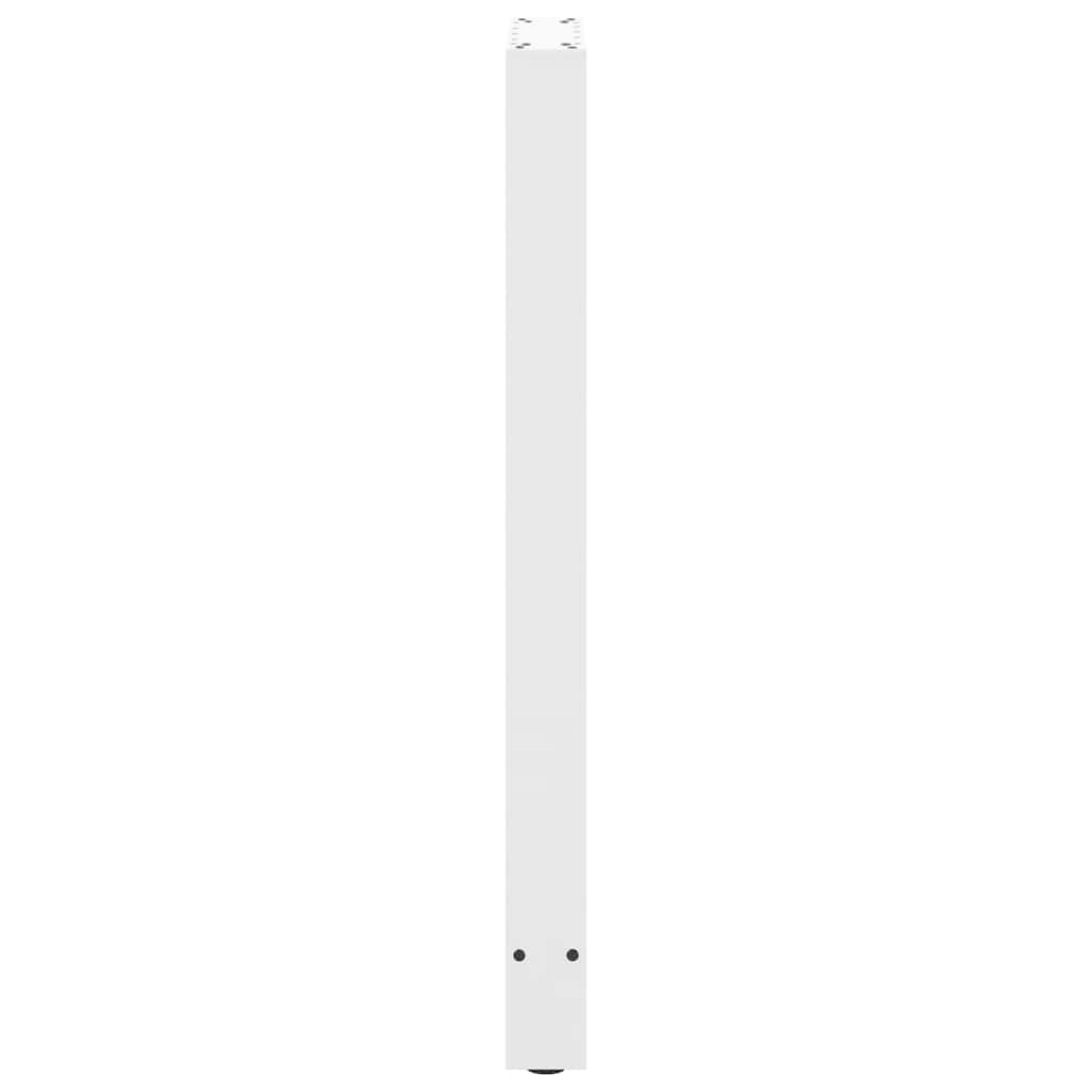 Bar Table Legs White 2 pcs 40x(100-101) cm Steel