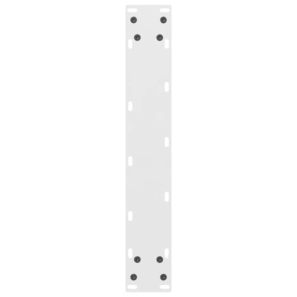 Bar Table Legs White 2 pcs 40x(100-101) cm Steel