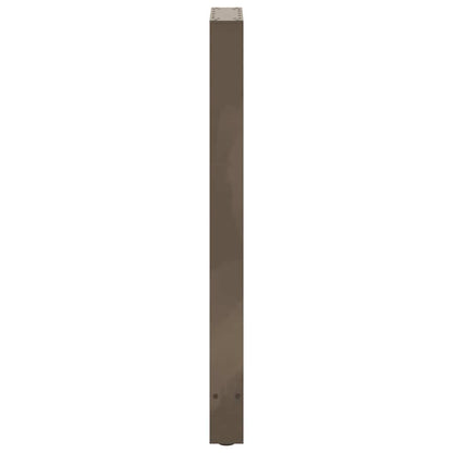 Bar Table Legs Natural Steel 2 pcs 40x(100-101) cm Steel