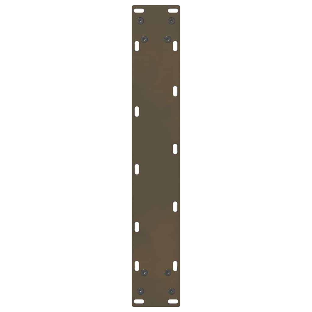 Bar Table Legs Natural Steel 2 pcs 40x(100-101) cm Steel