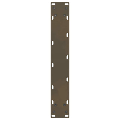 Bar Table Legs Natural Steel 2 pcs 40x(100-101) cm Steel