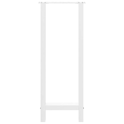 Bar Table Legs White 2 pcs 50x(100-101) cm Steel