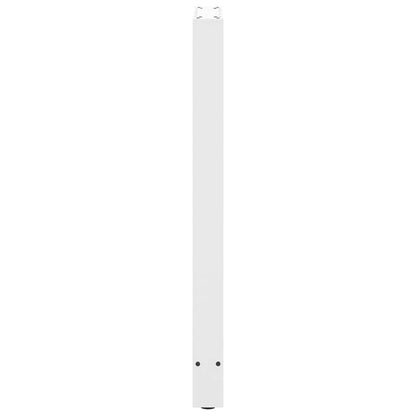 Bar Table Legs White 2 pcs 50x(100-101) cm Steel