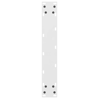 Bar Table Legs White 2 pcs 50x(100-101) cm Steel