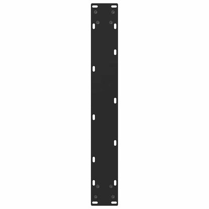 Bar Table Legs Black 2 pcs 60x(100-101) cm Steel
