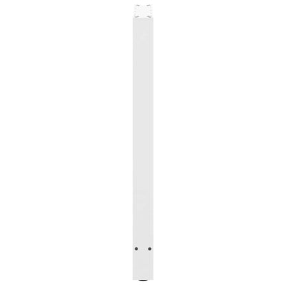 Bar Table Legs White 2 pcs 60x(100-101) cm Steel
