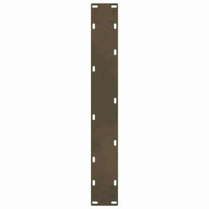 Bar Table Legs Natural Steel 2 pcs 60x(100-101) cm Steel