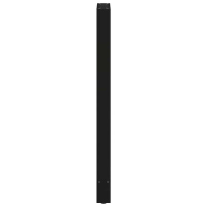 Bar Table Legs Black 2 pcs 40x(110-111) cm Steel