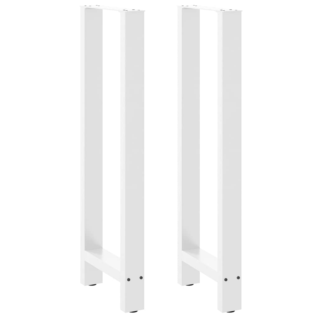 Bar Table Legs White 2 pcs 40x(110-111) cm Steel