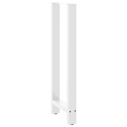 Bar Table Legs White 2 pcs 40x(110-111) cm Steel