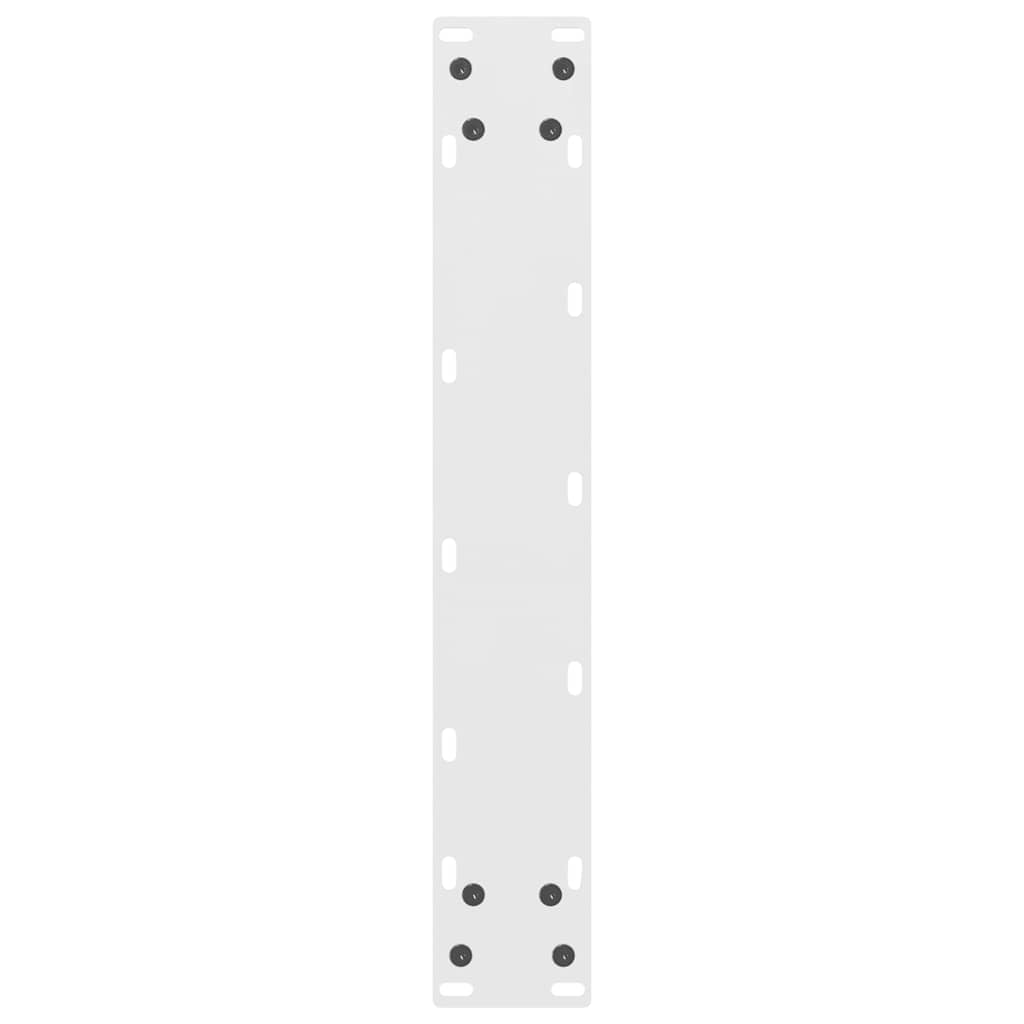 Bar Table Legs White 2 pcs 40x(110-111) cm Steel