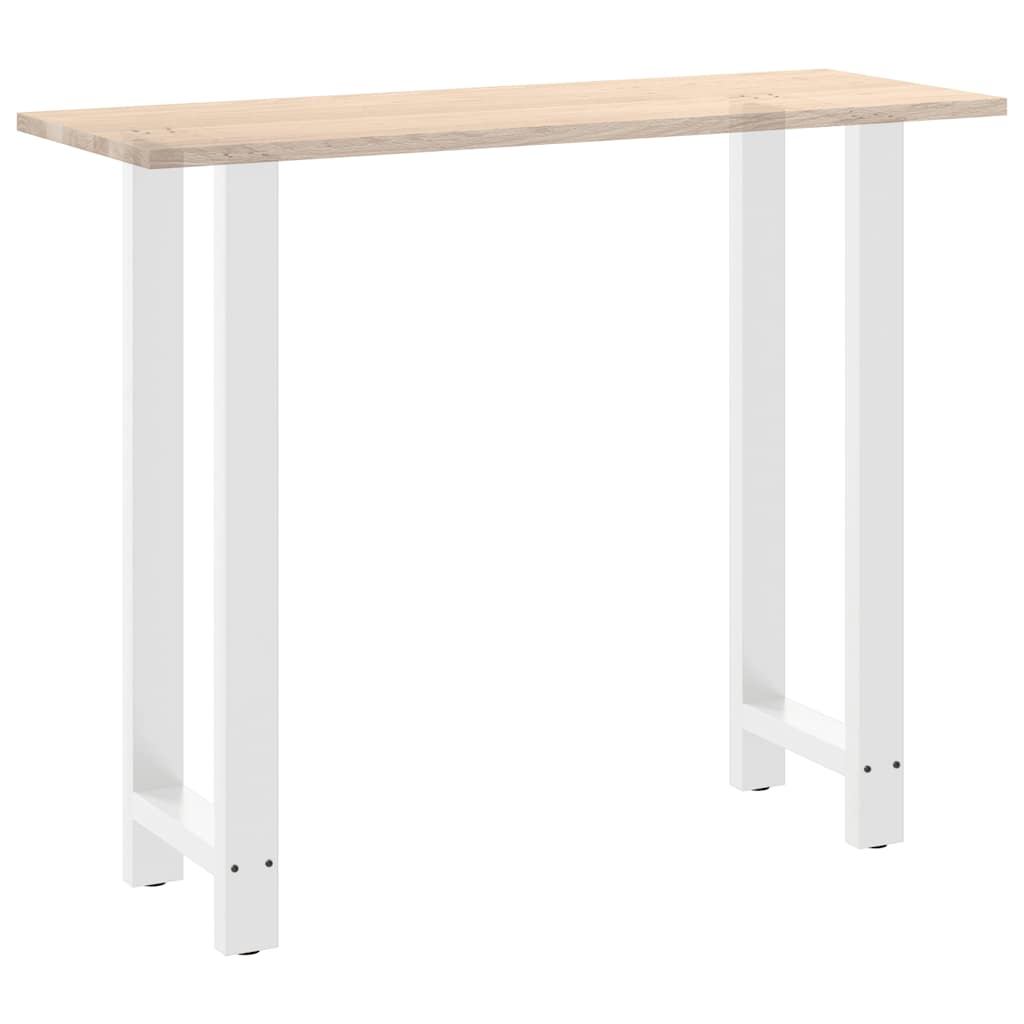 Bar Table Legs White 2 pcs 40x(110-111) cm Steel